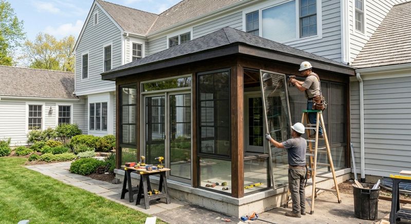 Enclosed Porch Installation in Nashville, TN
