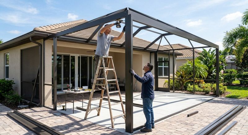 Lanai Installation in Dallas, TX