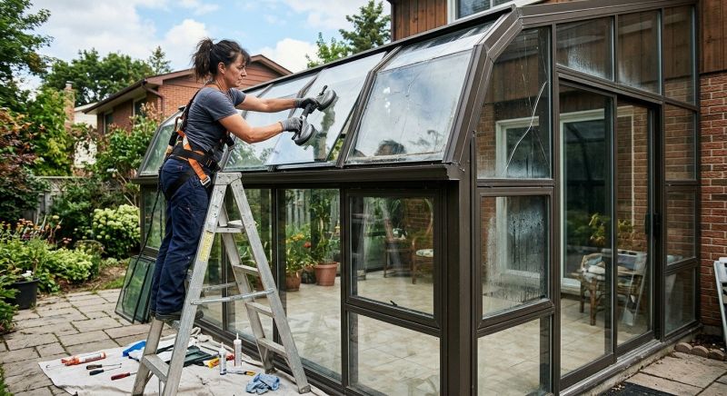 Sunroom Glass Repair in Asheville, NC