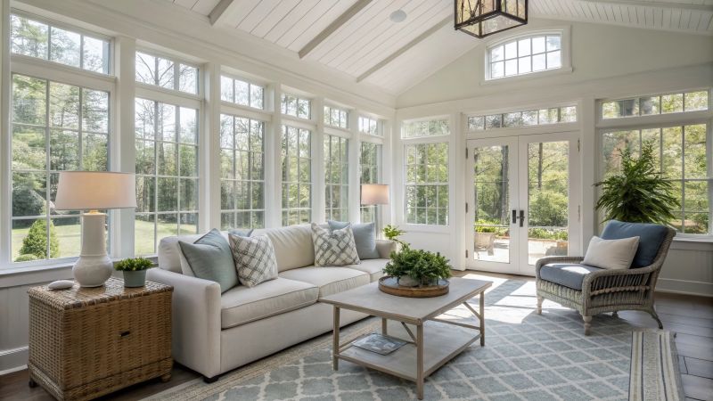 Enjoy natural light while being shielded from outdoor elements.
