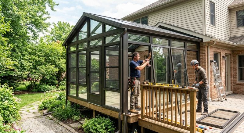 All Season Room Installation in Asheville, NC