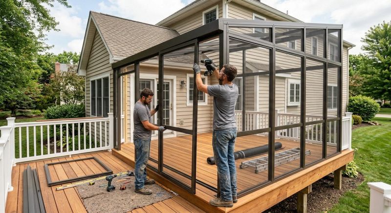 Deck Enclosure Construction in Nashville, TN