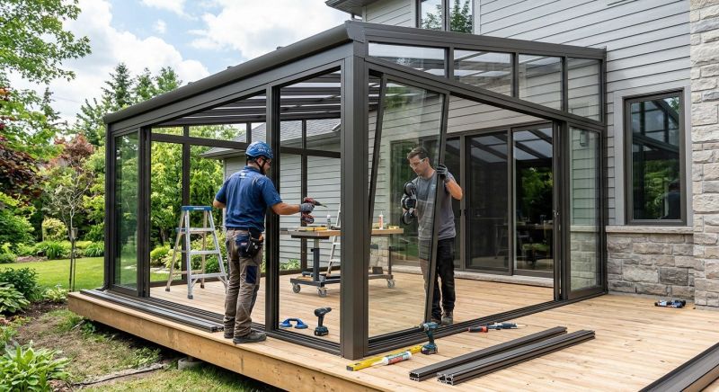 Deck Enclosure Installation in Knoxville, TN