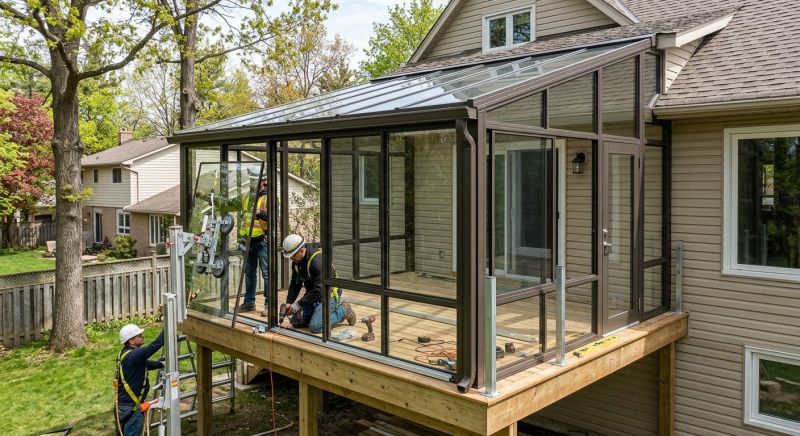 Deck Enclosure Installation in Asheville, NC