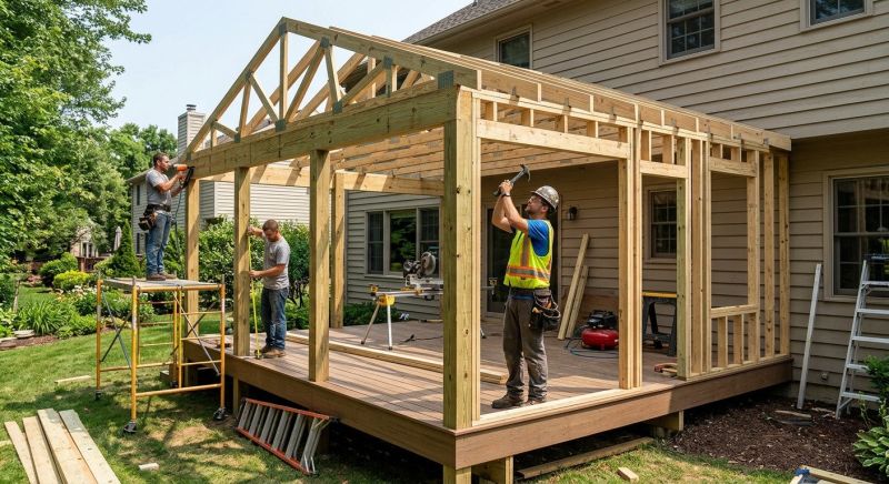 Enclosed Deck Installation in Asheville, NC