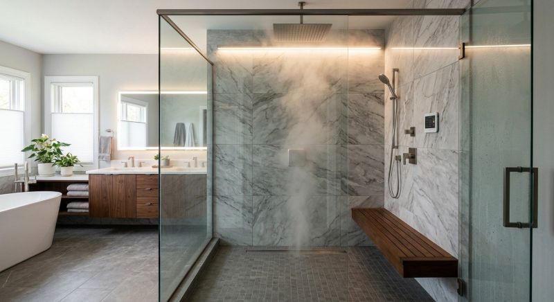 Granite Shower Installation in Venice, FL