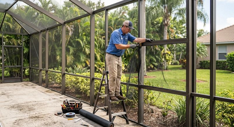 Lanai Enclosure Repair in Charlotte, NC