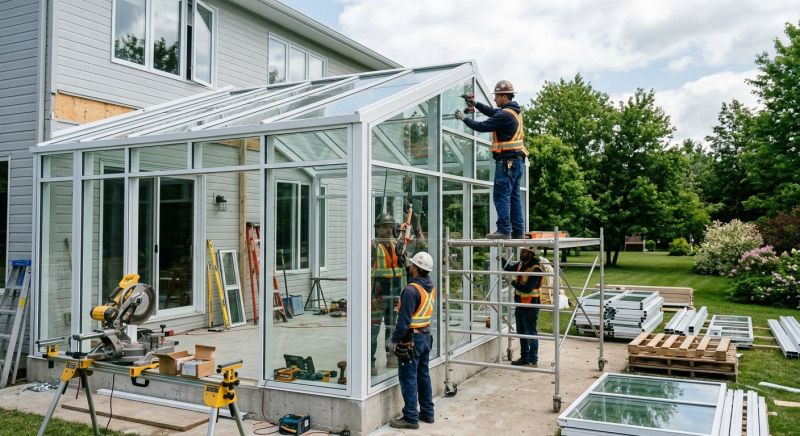 Sunroom Addition Construction in Austin, TX