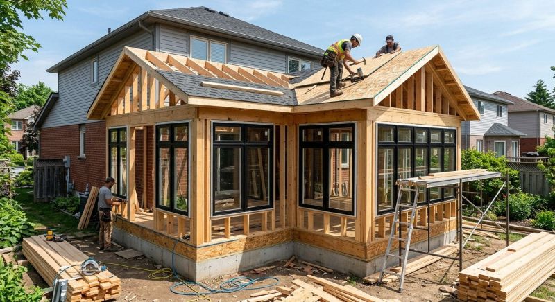 Sunroom Addition Construction in Dallas, TX