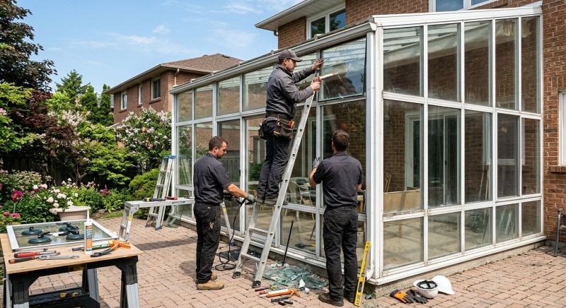 Sunroom Glass Repair in Dallas, TX