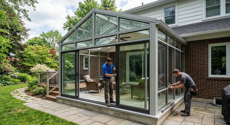 Three Season Room Installation in Asheville, NC